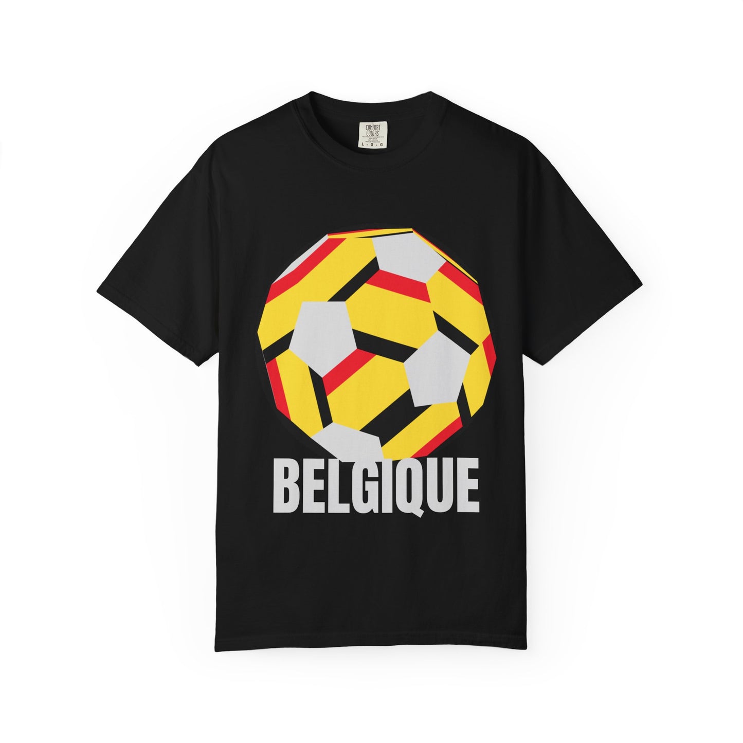 Belgique Fan Specialty Soccer Ball Design T Shirt