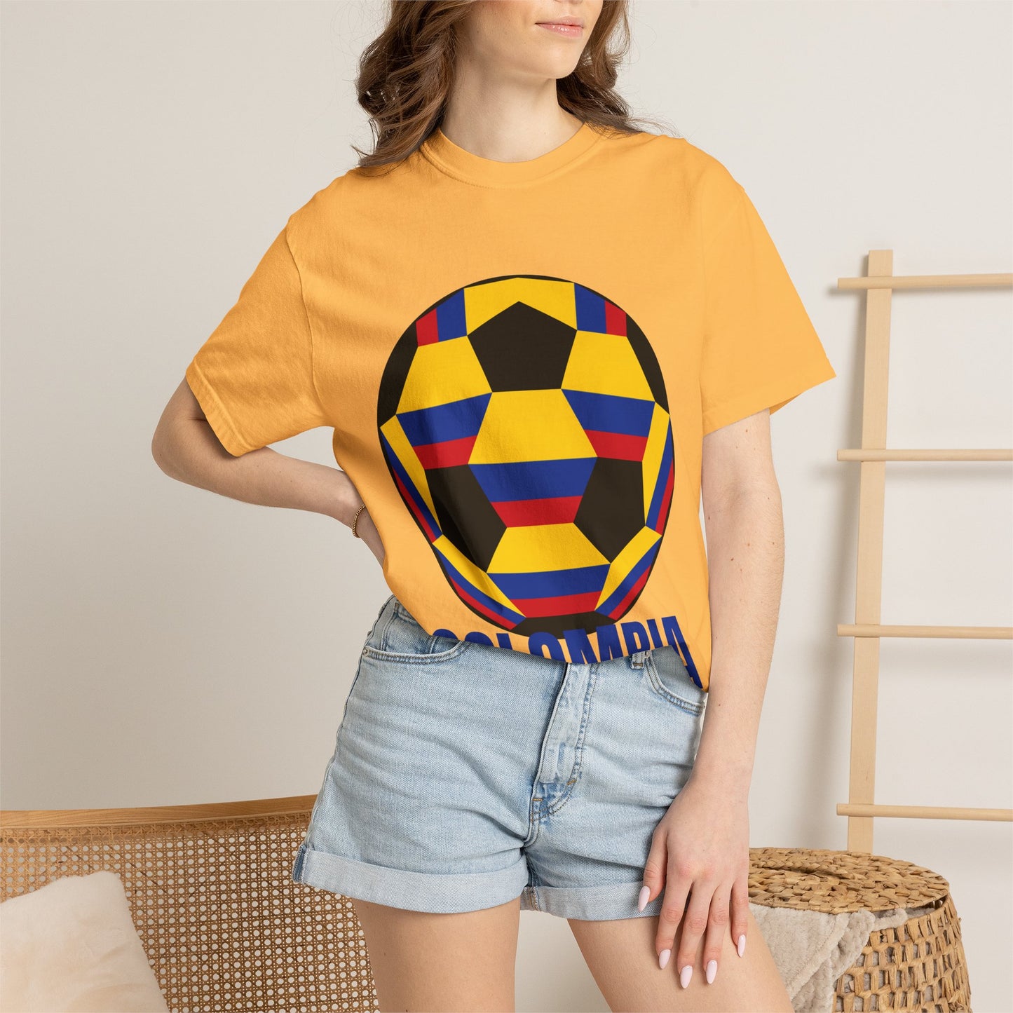Columbia Fan Specialty Soccer Ball Design T Shirt