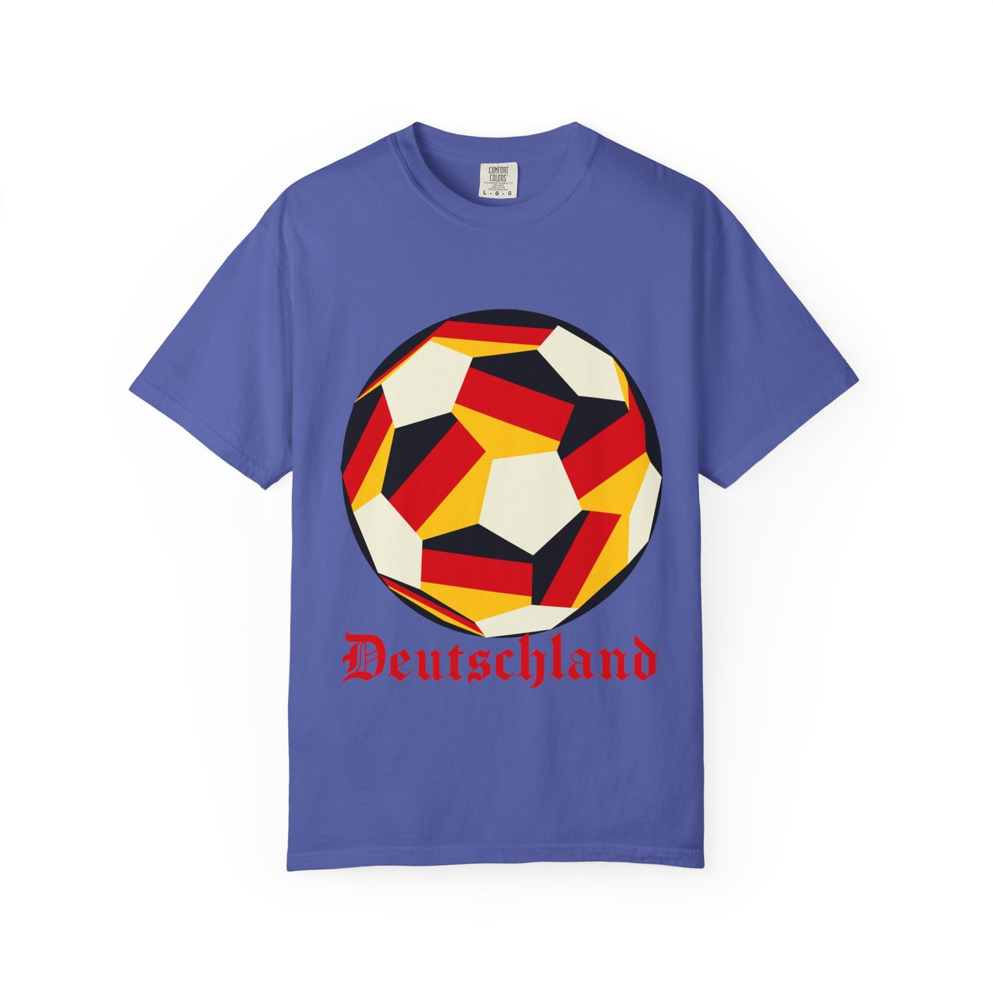 Deutschland Fan Specialty Soccer Ball Design T Shirt