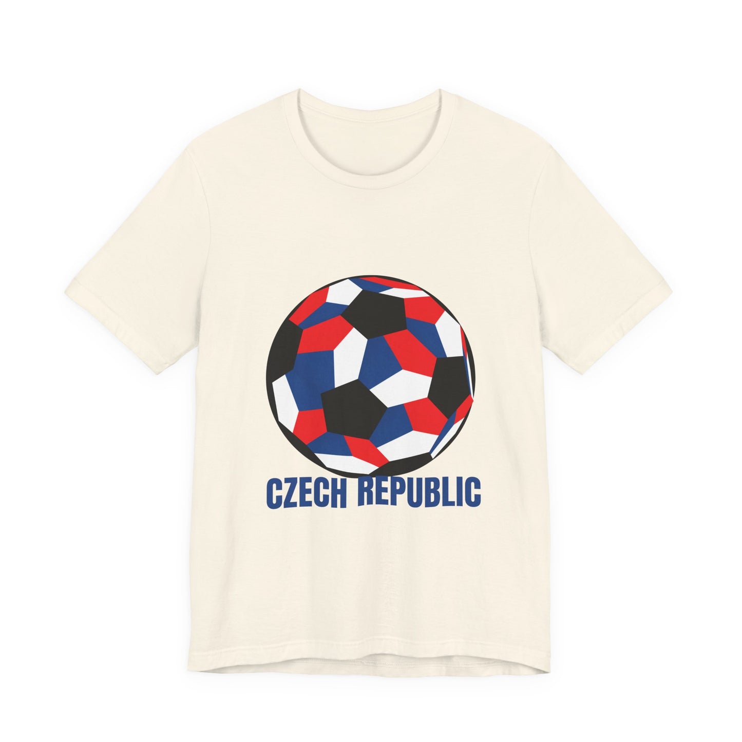 Czech Republic Fan Specialty Soccer Ball Design T Shirt