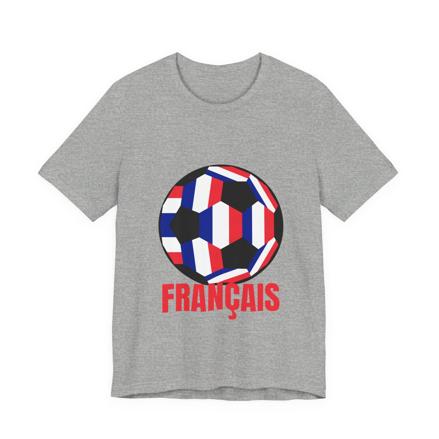 Francais Fan Specialty Soccer Ball Design T Shirt