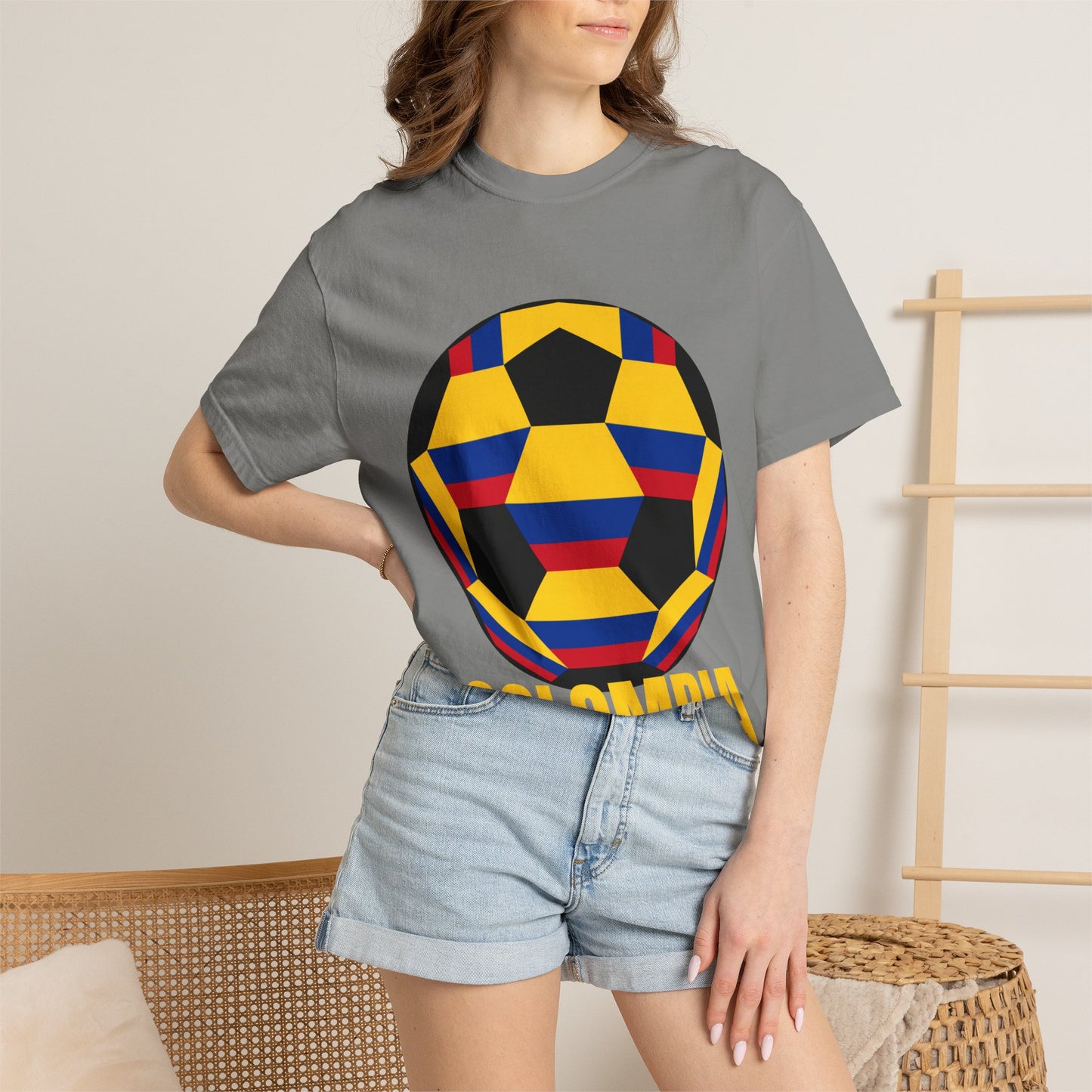 Columbia Fan Specialty Soccer Ball Design T Shirt