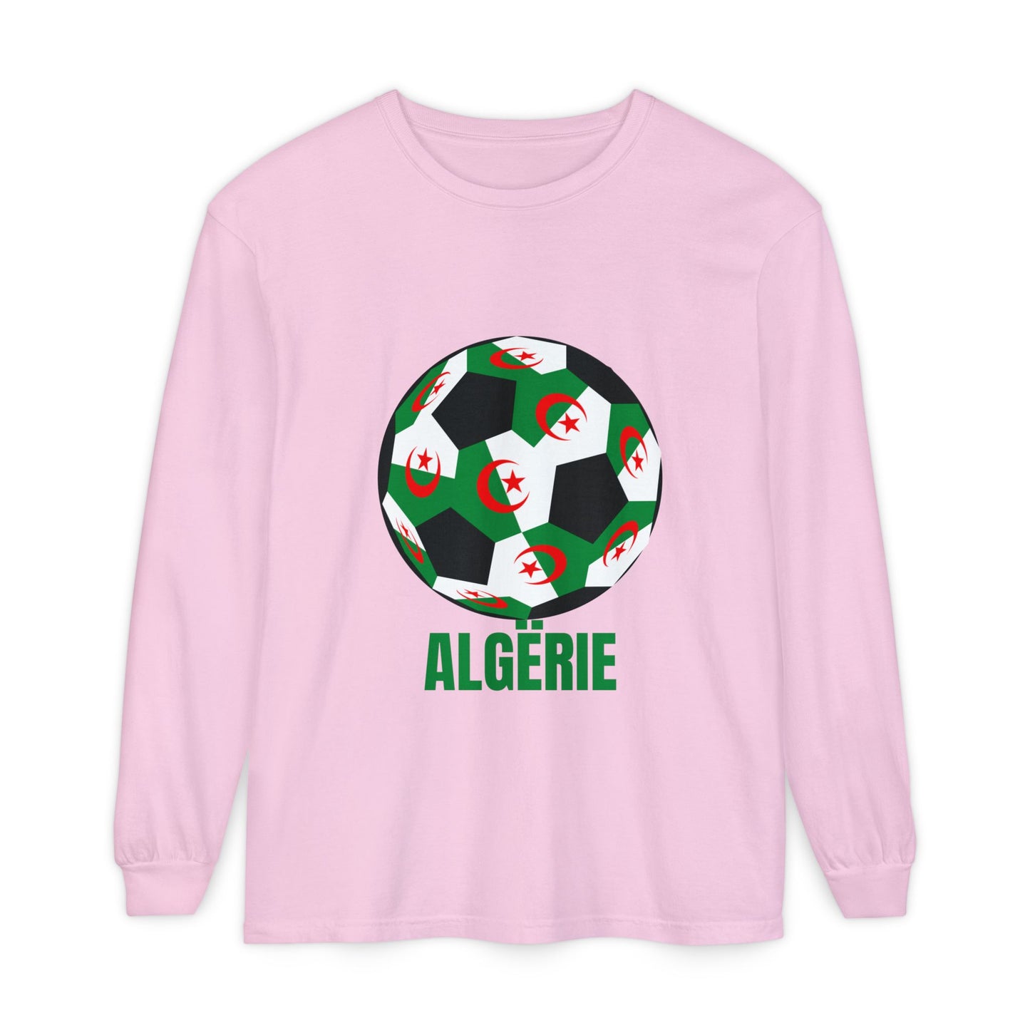 ALGËRIE Fan Specialty Soccer Ball Design T Shirt