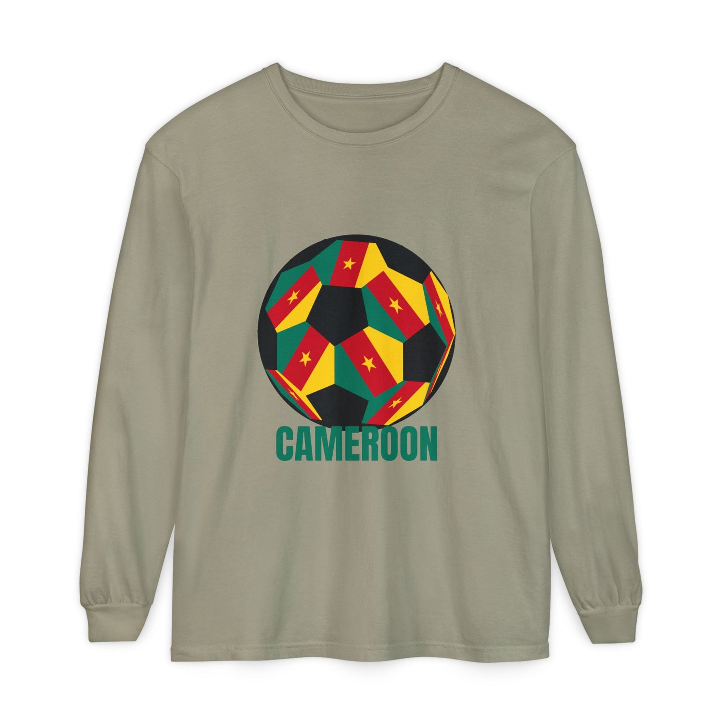 Cameroon Fan Specialty Soccer Ball Design Long Sleeve