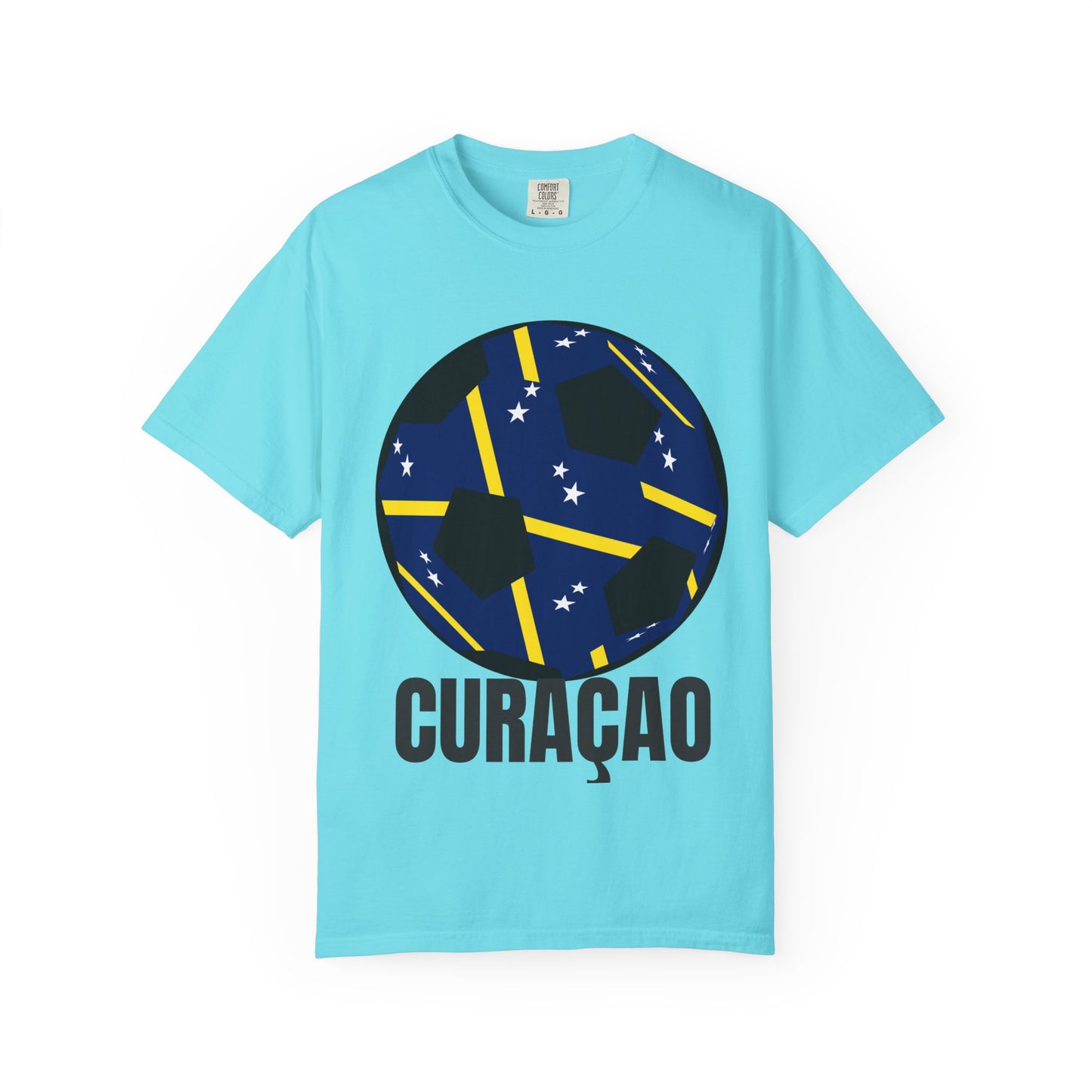 CURAÇAO Fan Specialty Soccer Ball Design T Shirt