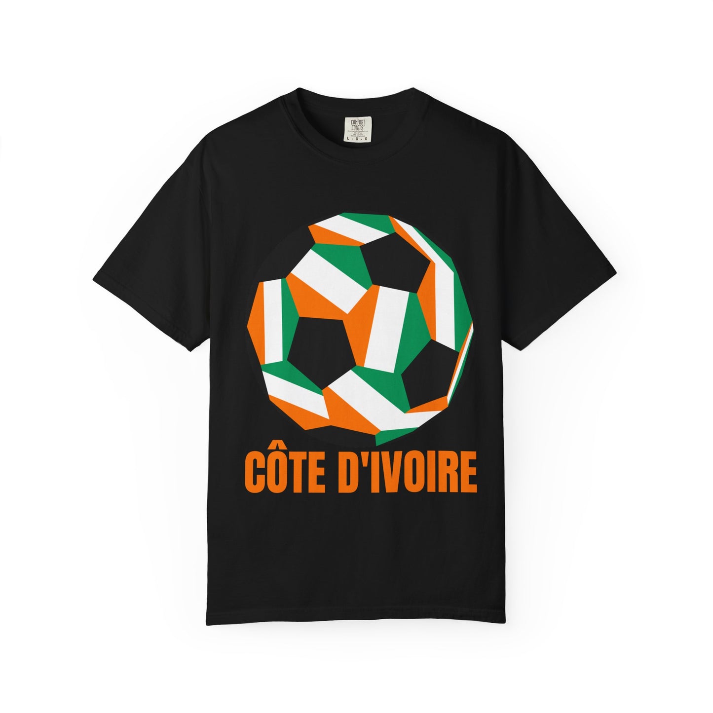 CÔTE D' IVOIRE Fan Specialty Soccer Ball Design T Shirt