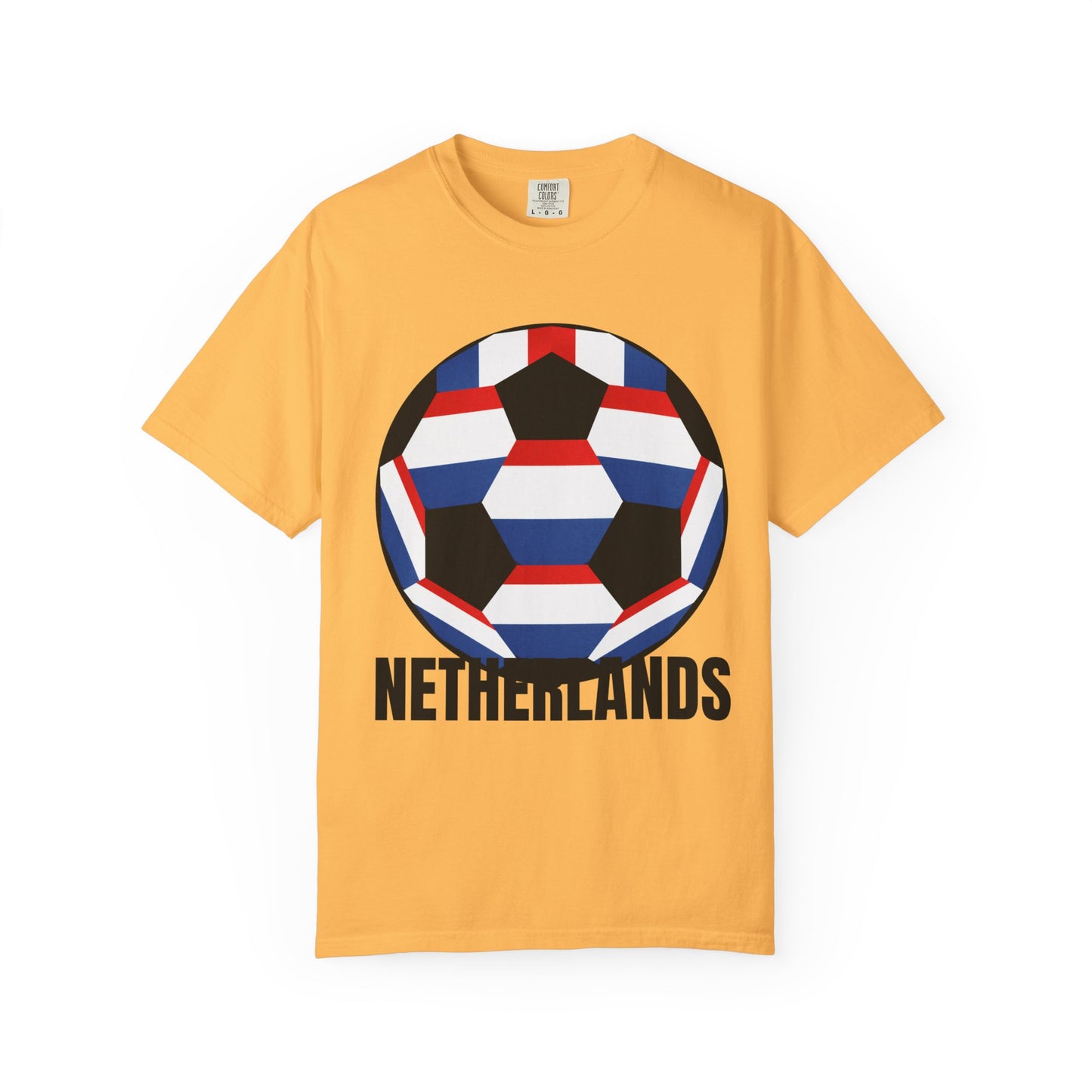Netherlands Fan Specialty Soccer Ball Design T Shirt