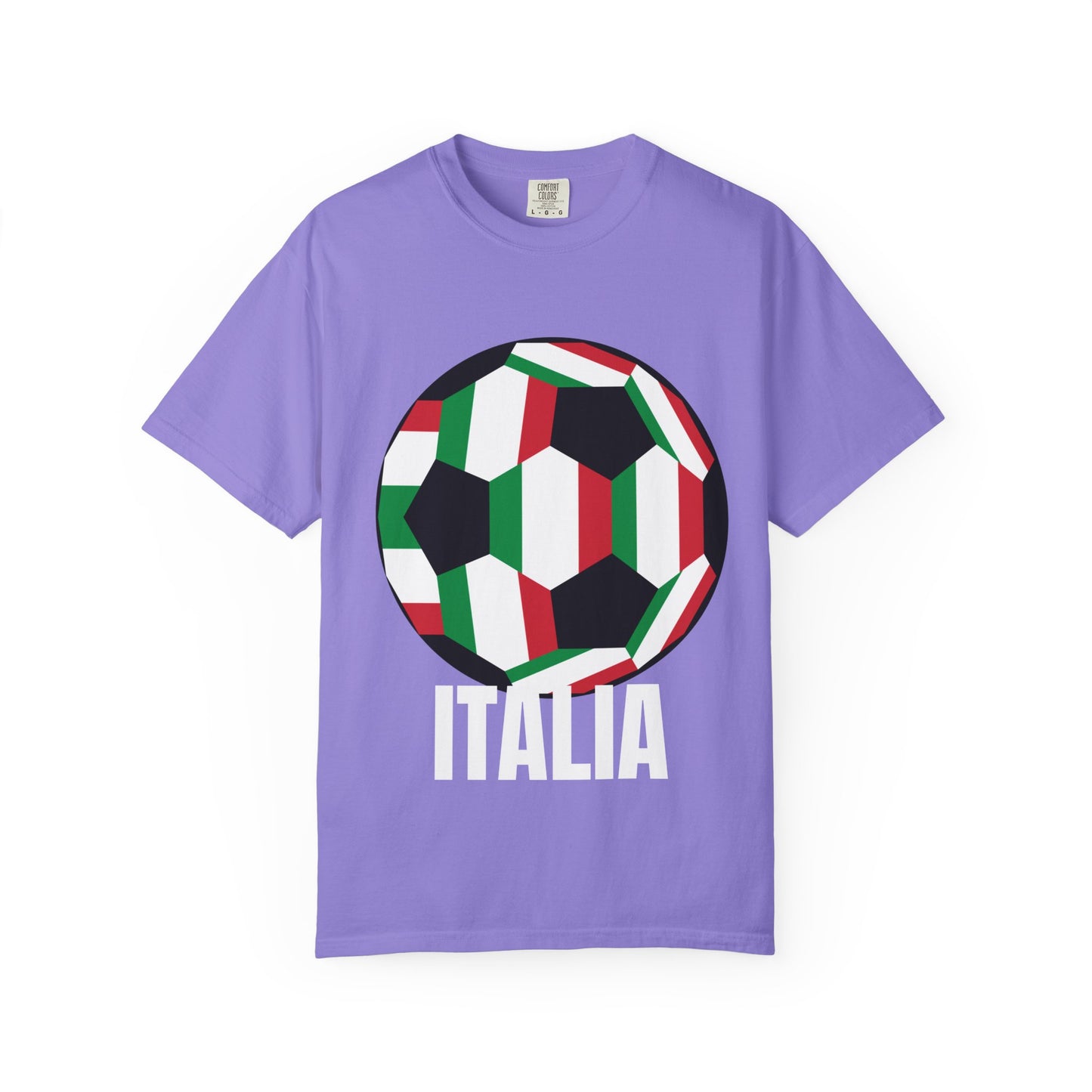 Italia Fan Specialty Soccer Ball Design T Shirt