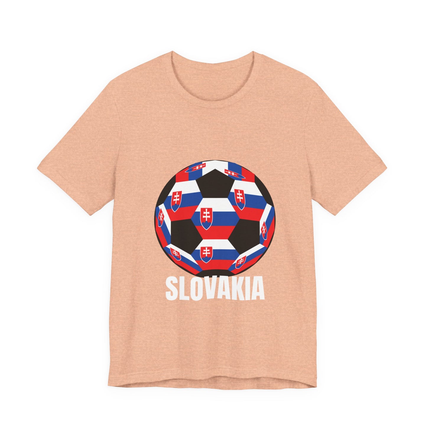 Slovakia Fan Specialty Soccer Ball Design T Shirt