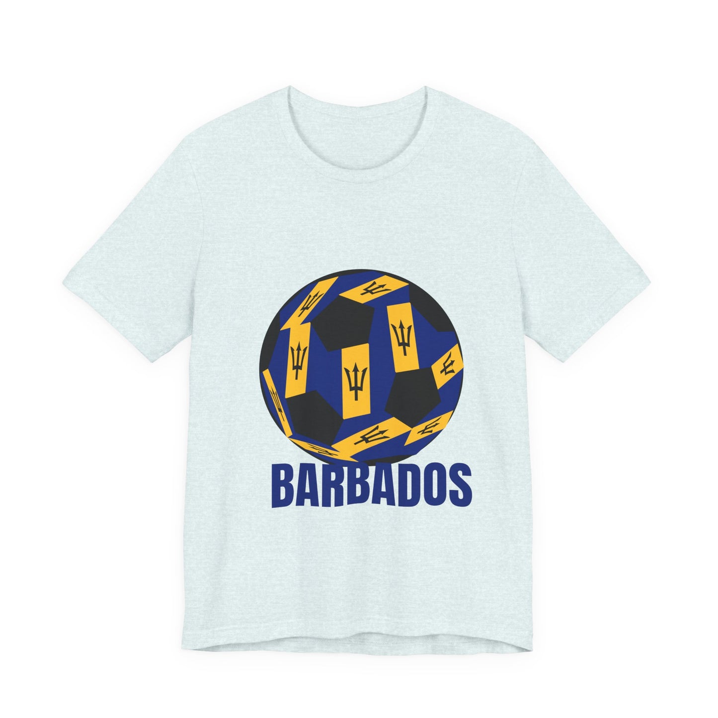 Barbados Fan Specialty Soccer Ball Design T Shirt