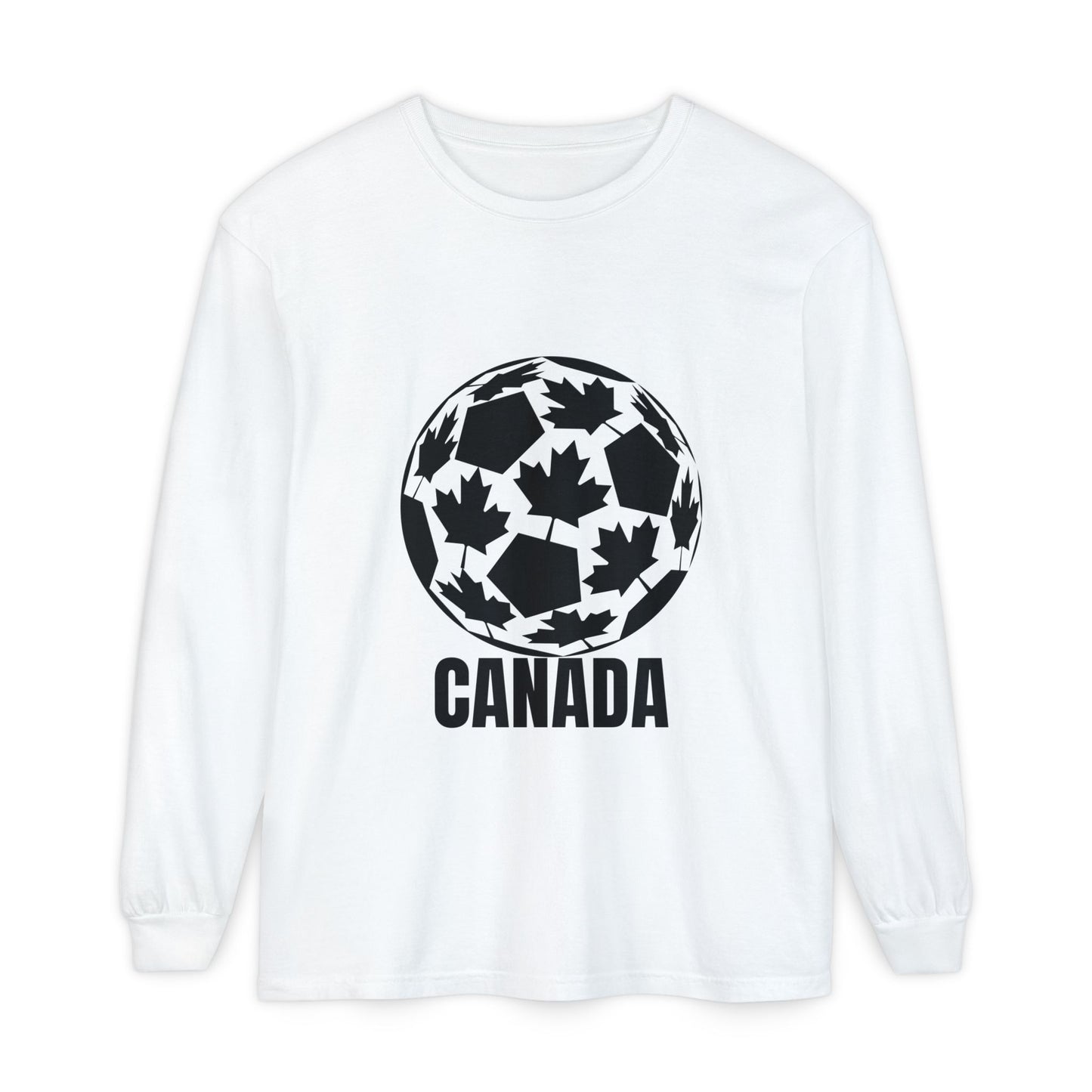 Canada Fan Specialty Soccer Ball Design Long Sleeve