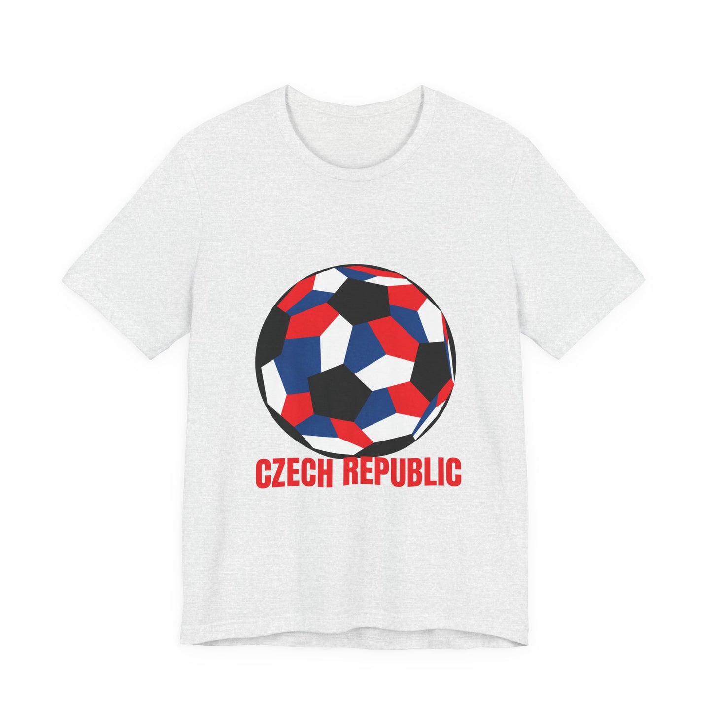 Czech Republic Fan Specialty Soccer Ball Design T Shirt