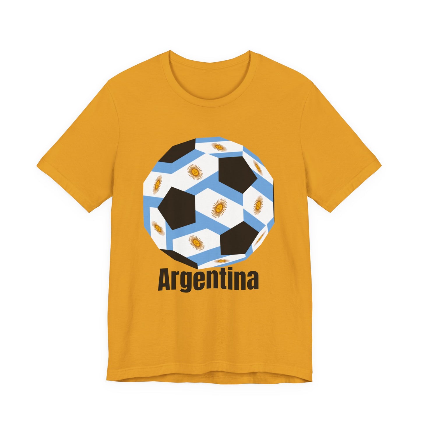 Argentina Fan Specialty Soccer Ball Design T Shirt