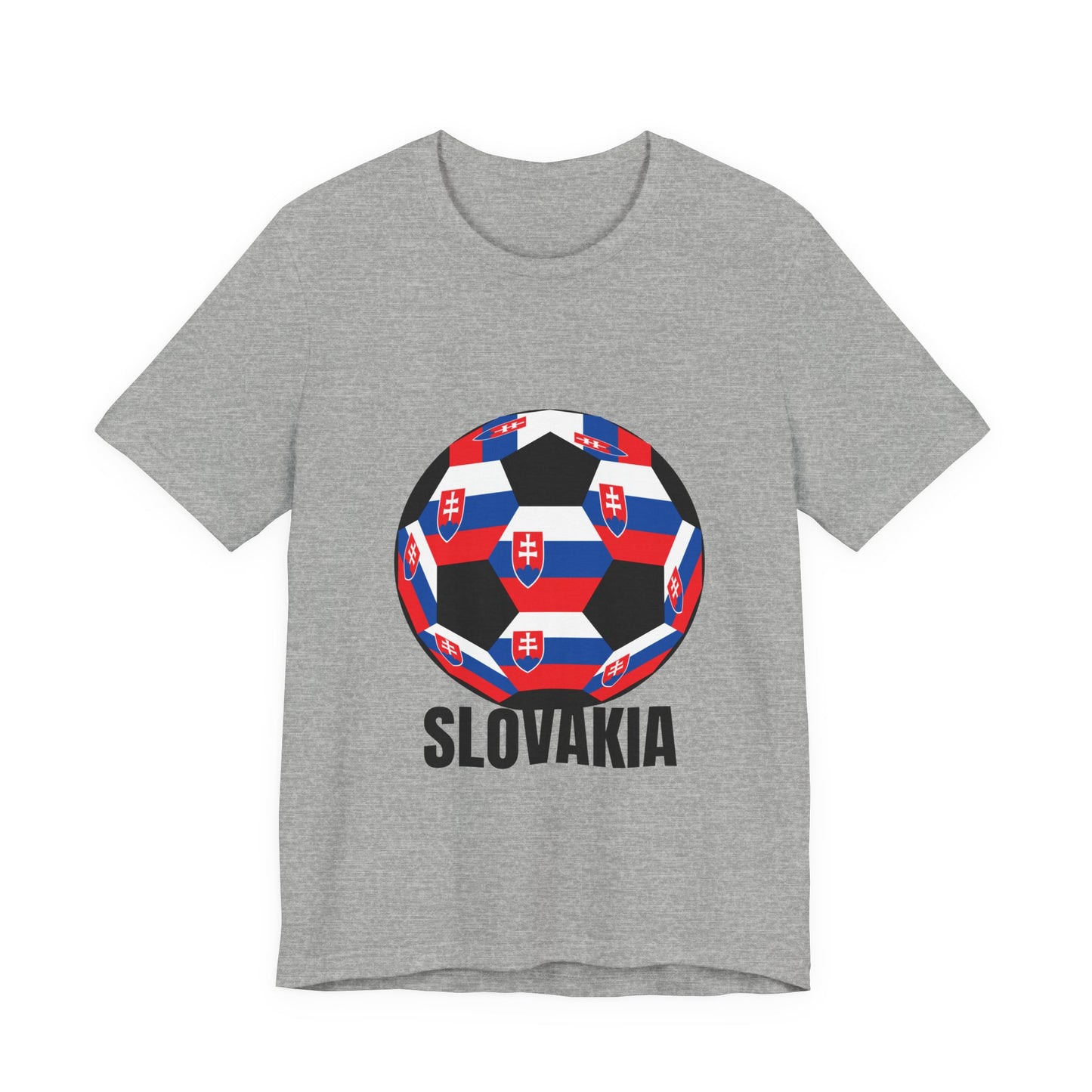 Slovakia Fan Specialty Soccer Ball Design T Shirt