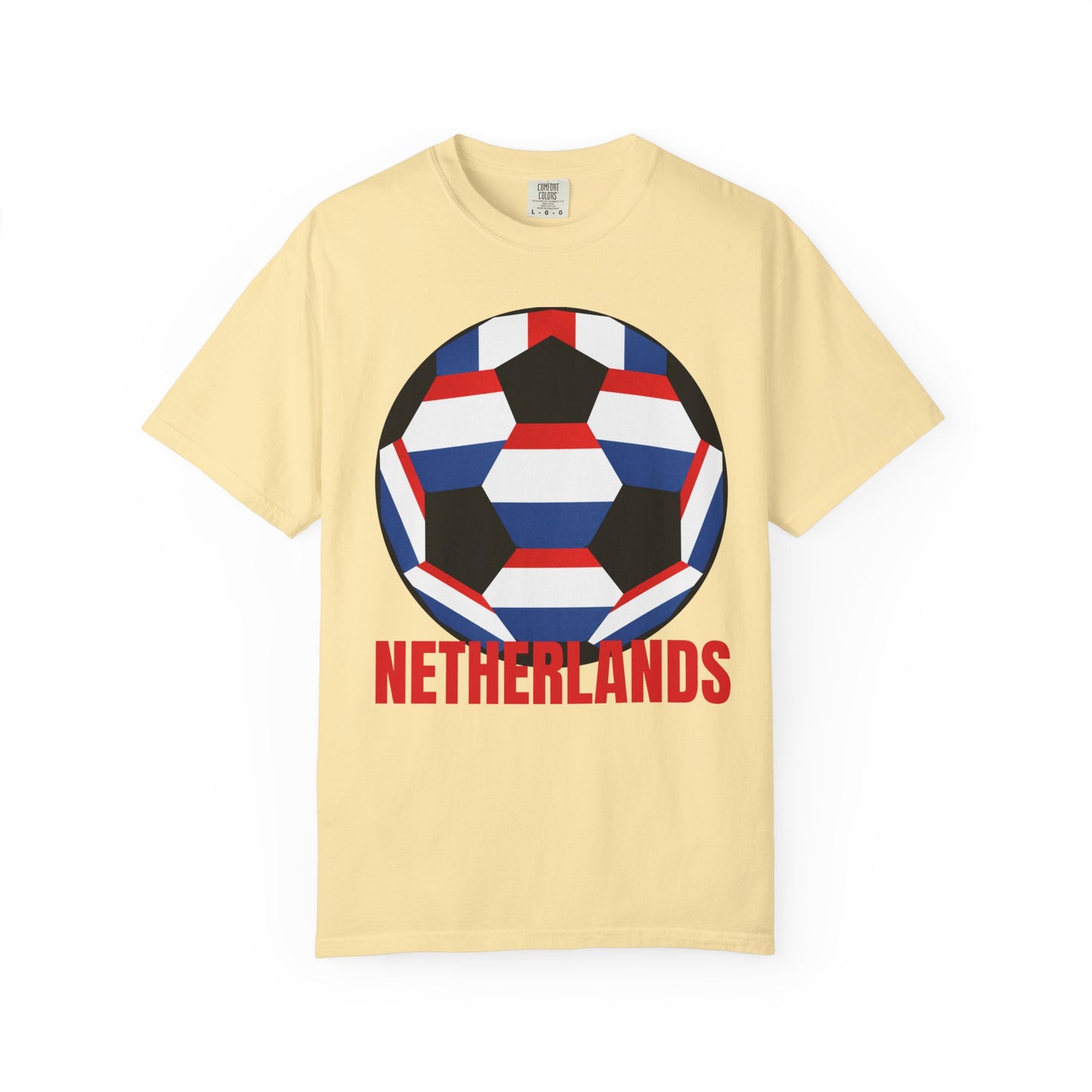 Netherlands Fan Specialty Soccer Ball Design T Shirt