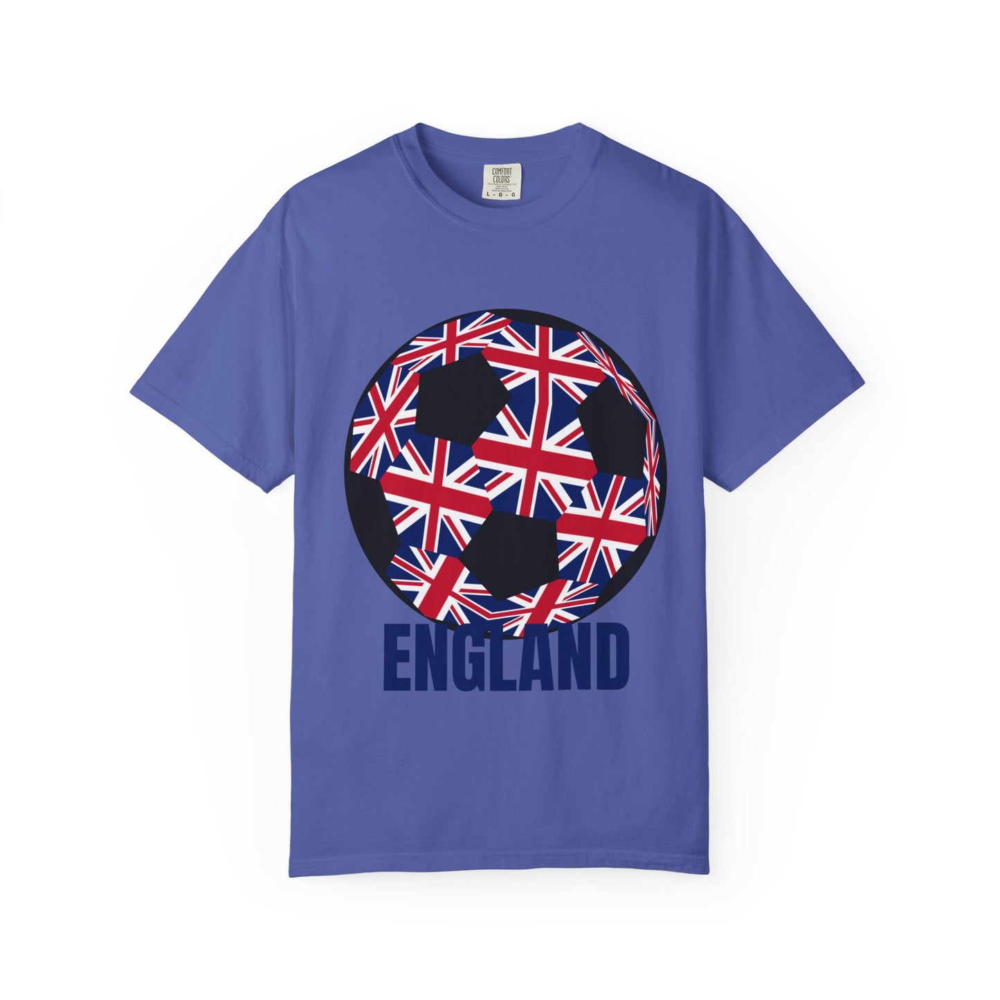 English Style Specialty Soccer Ball Design T Shirt