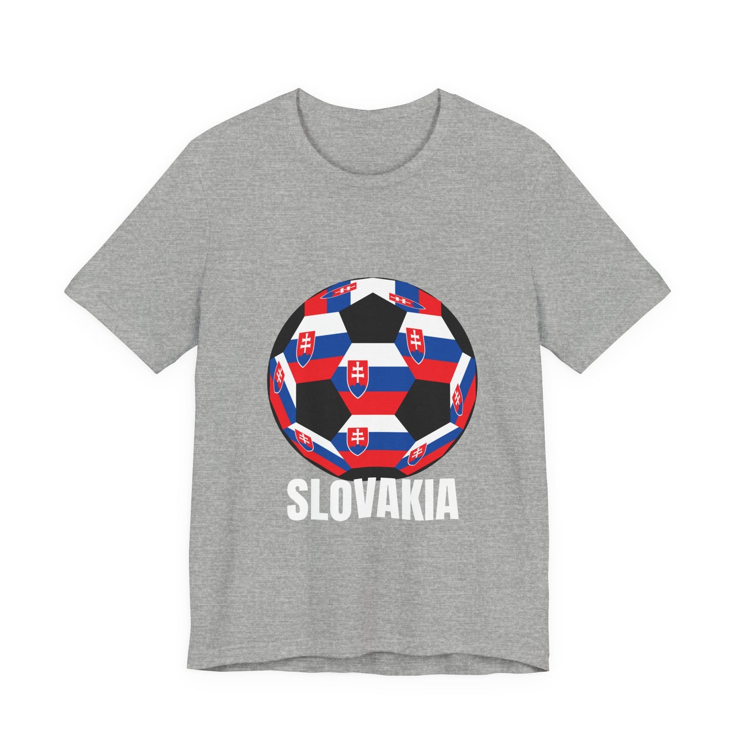 Slovakia Fan Specialty Soccer Ball Design T Shirt