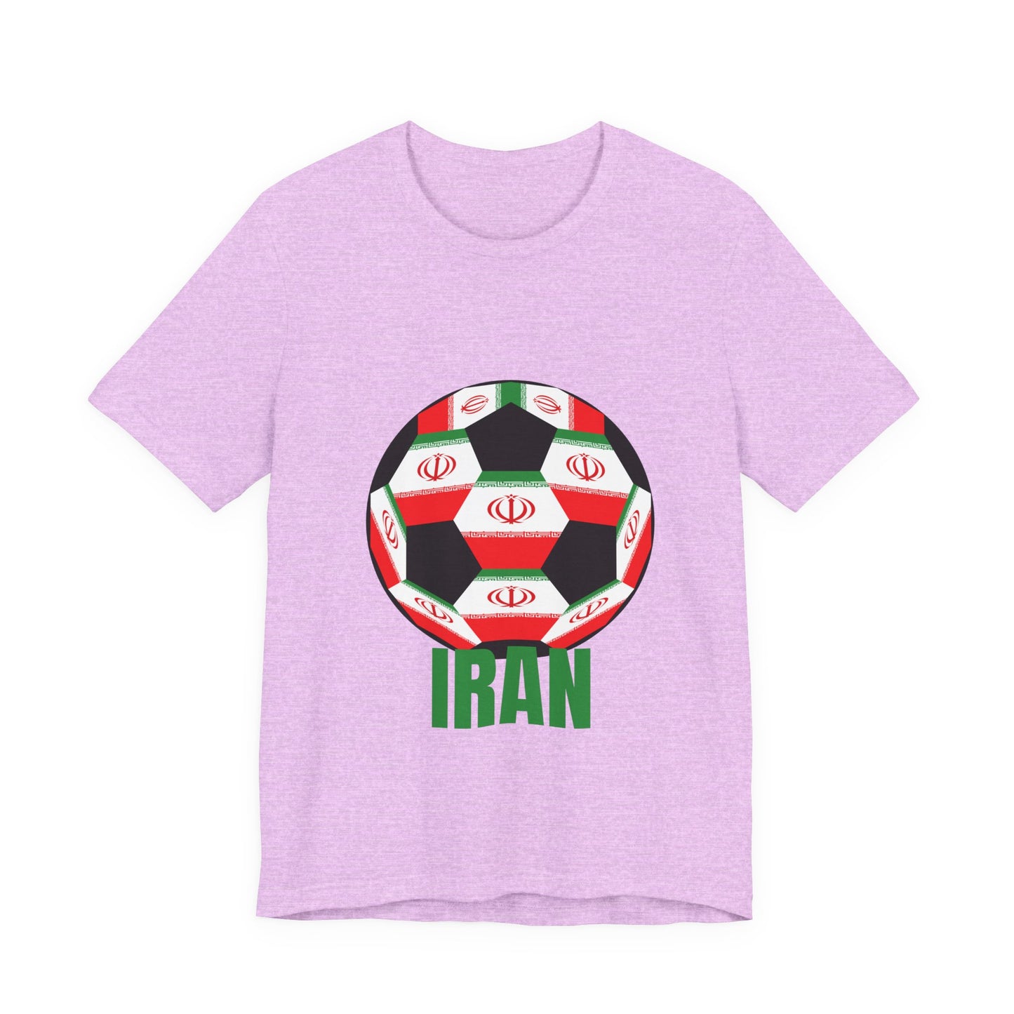 Iran Fan Specialty Soccer Ball Design T Shirt
