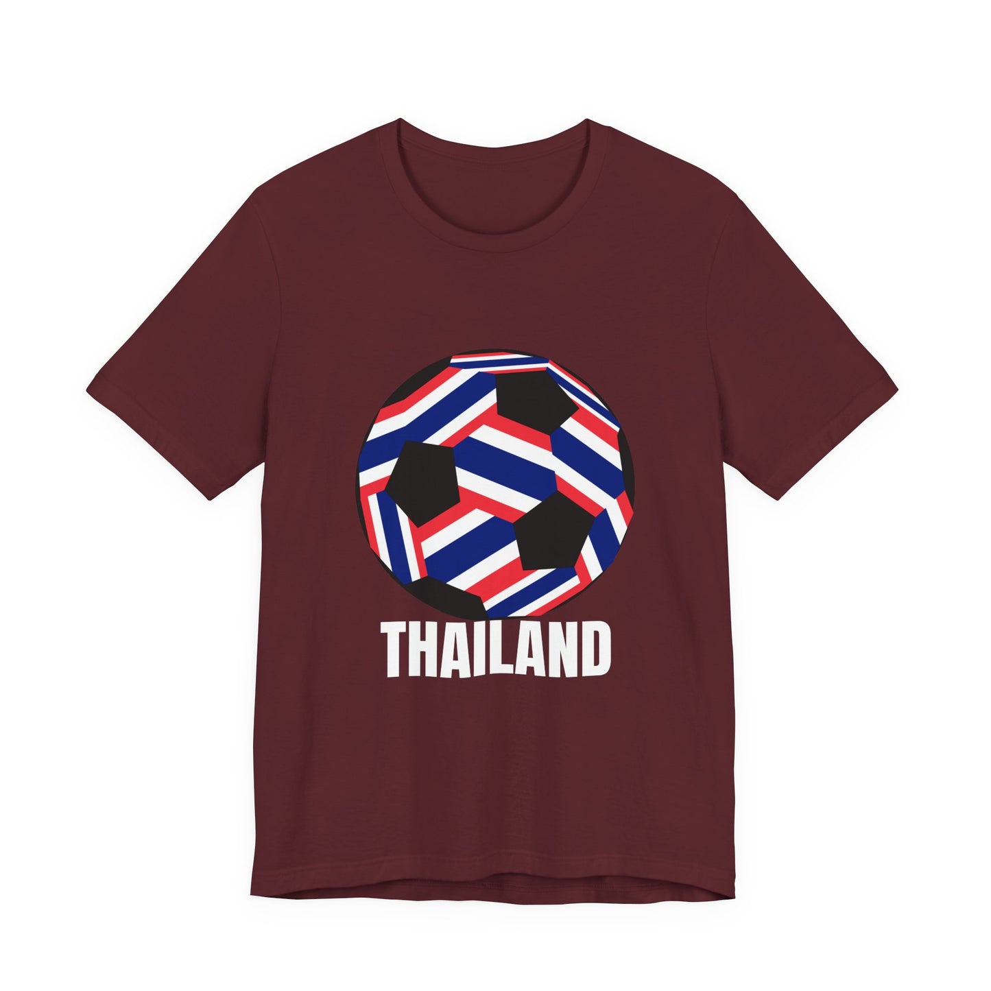 Thailand Fan Specialty Soccer Ball Design T Shirt