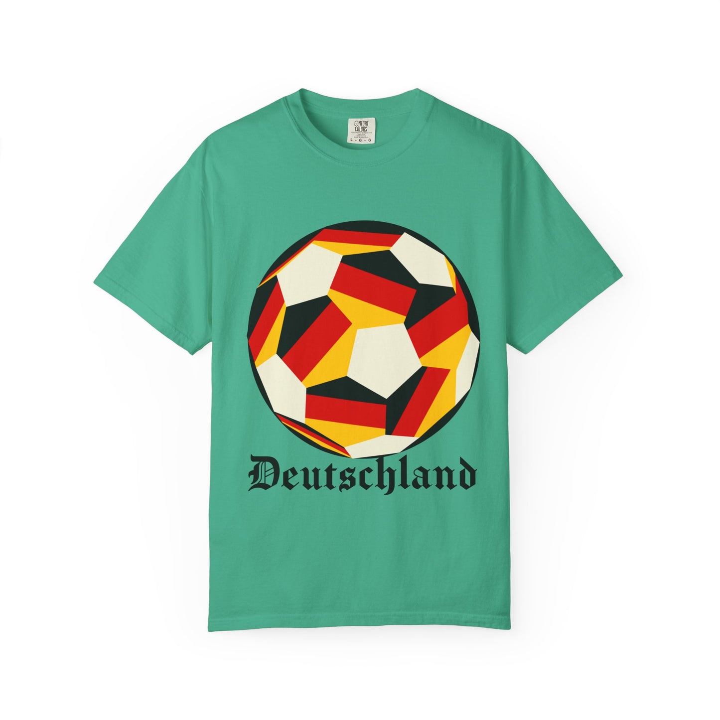 Deutschland Fan Specialty Soccer Ball Design T Shirt