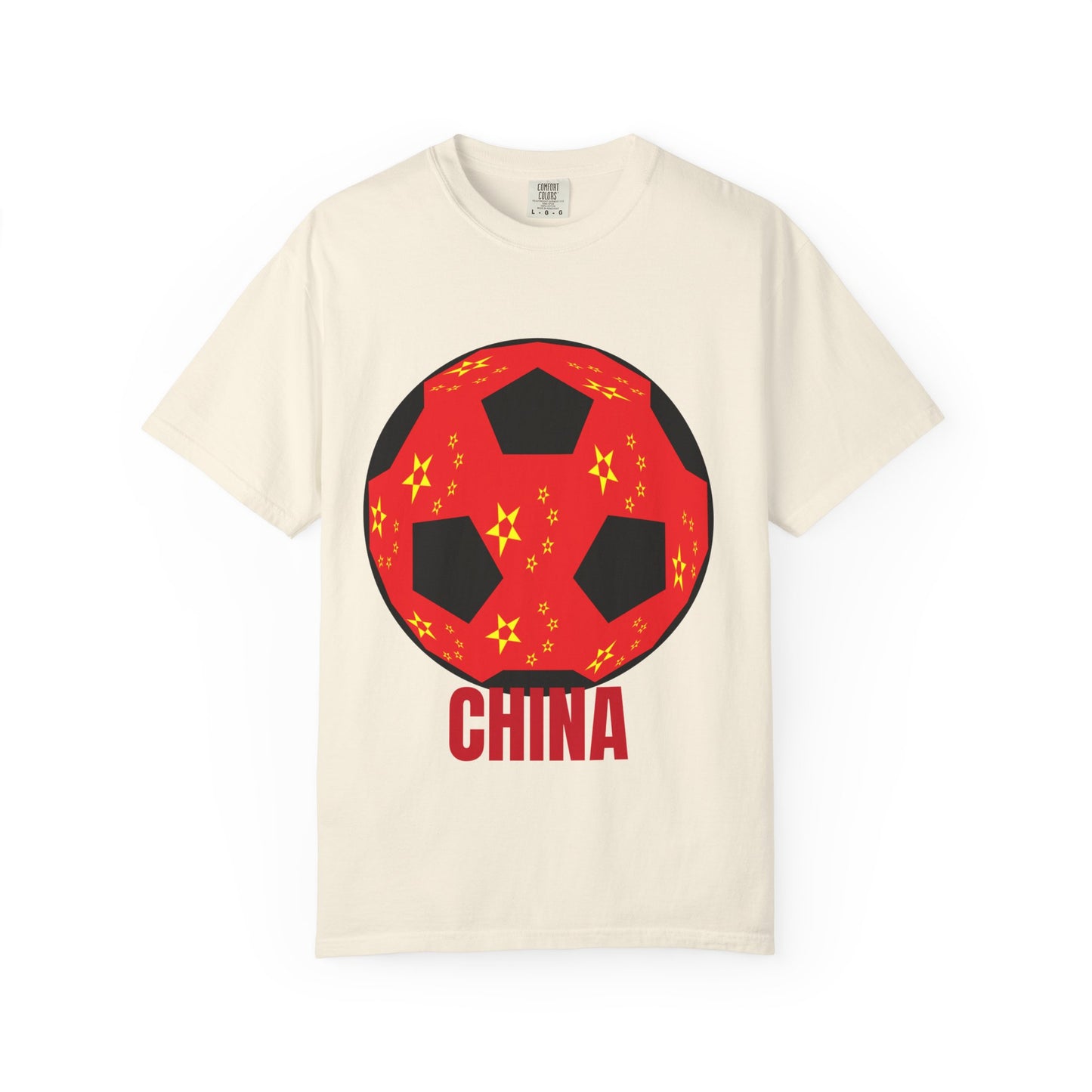 China Fan Specialty Soccer Ball Design T Shirt
