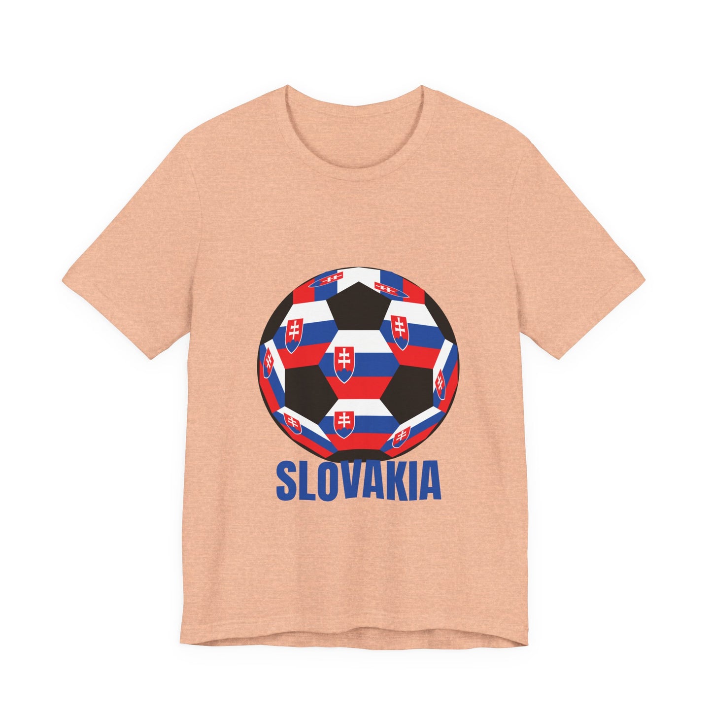 Slovakia Fan Specialty Soccer Ball Design T Shirt