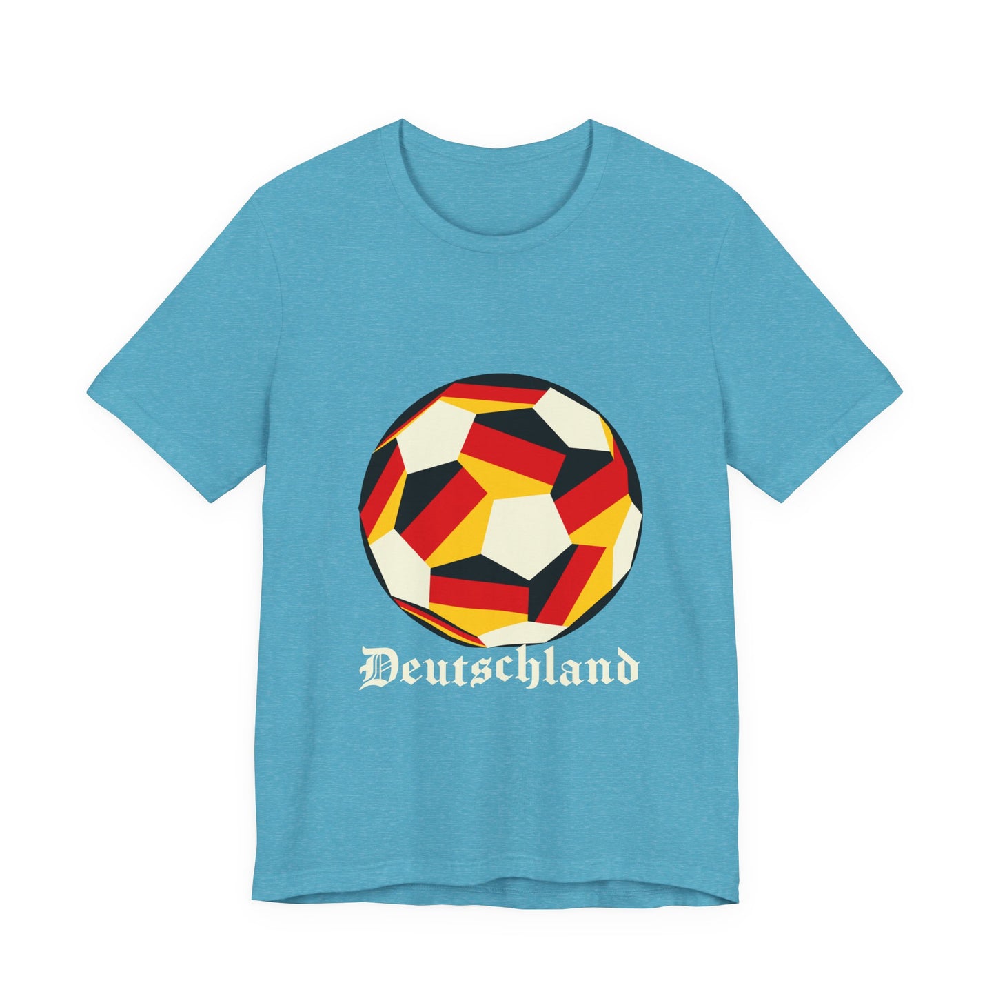 Deutschland Fan Specialty Soccer Ball Design T Shirt