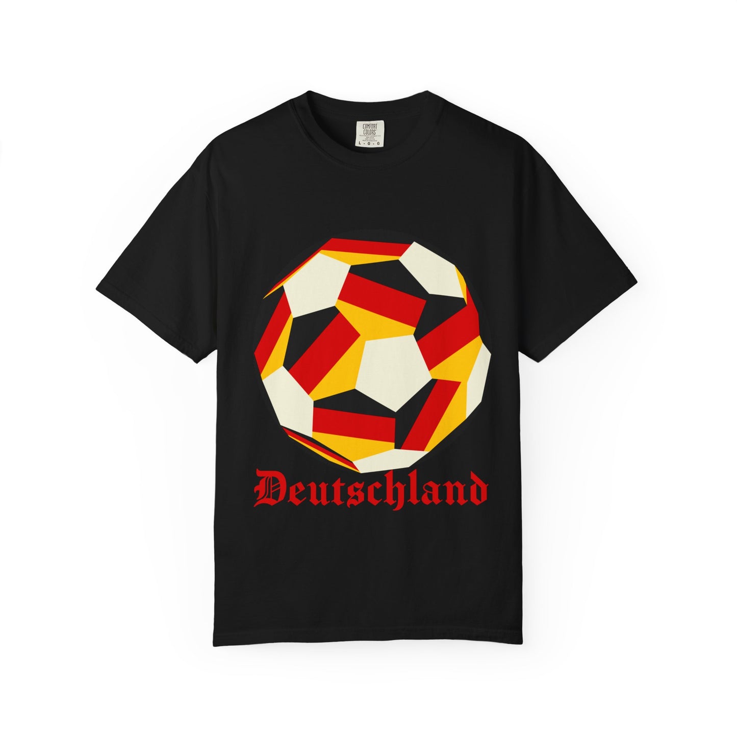 Deutschland Fan Specialty Soccer Ball Design T Shirt