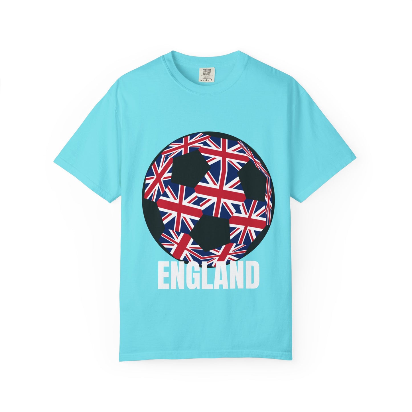 English Style Specialty Soccer Ball Design T Shirt