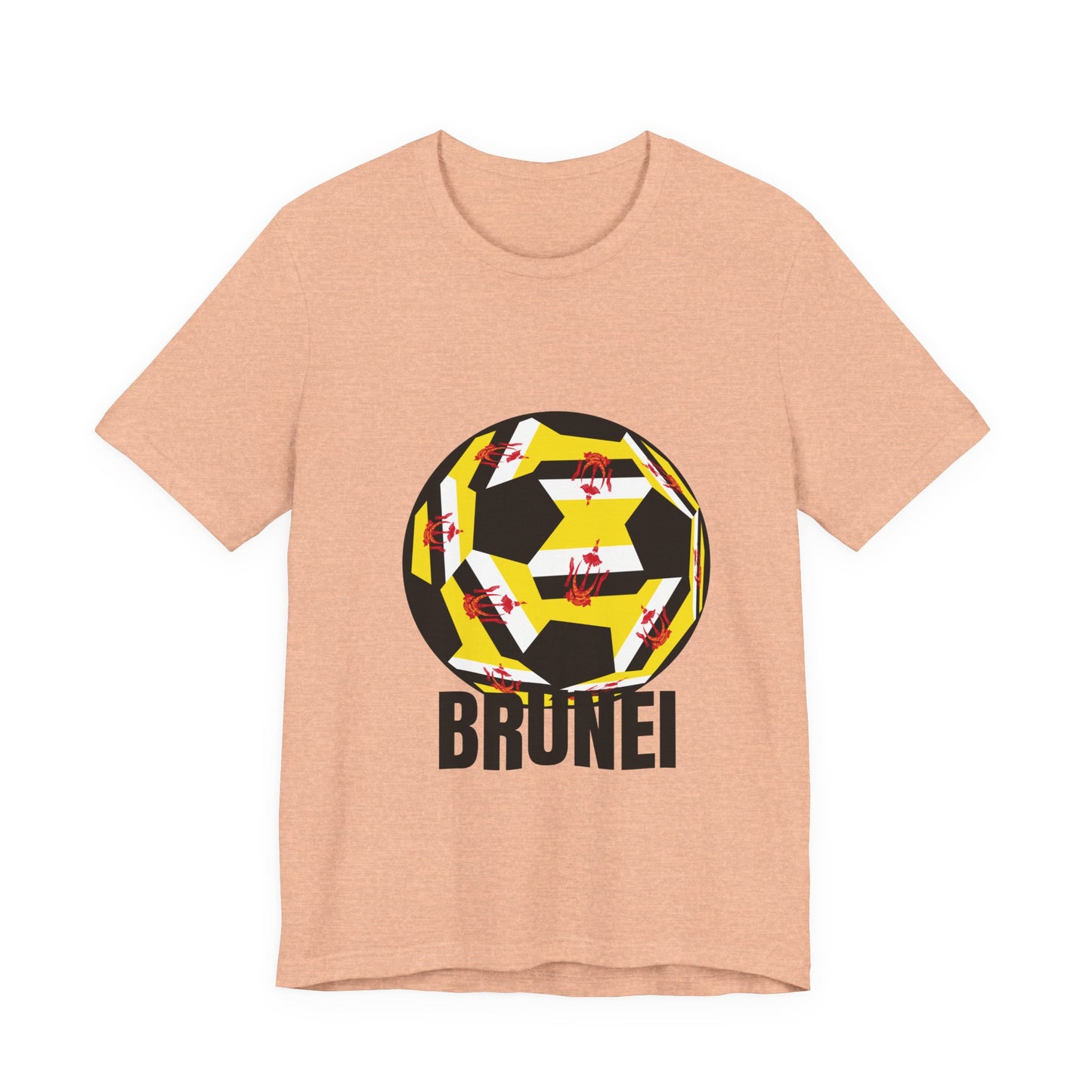 Brunei Fan Specialty Soccer Ball Design T Shirt