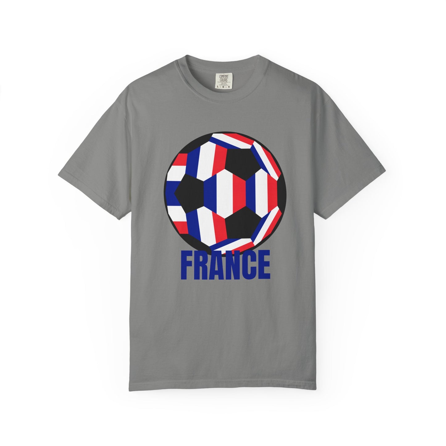 France Fan Specialty Soccer Ball Design T Shirt