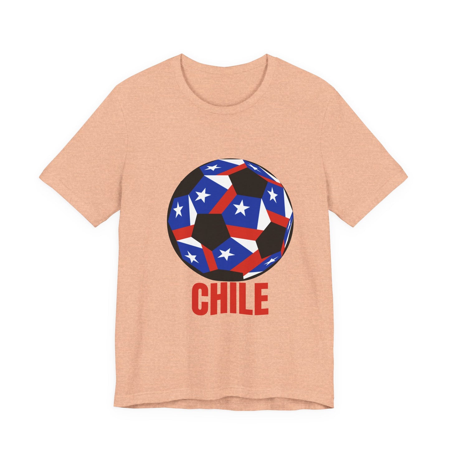 Chile Fan Specialty Soccer Ball Design T Shirt