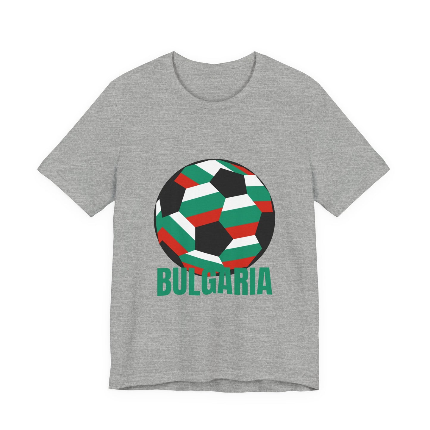 Bulgaria Fan Specialty Soccer Ball Design T Shirt