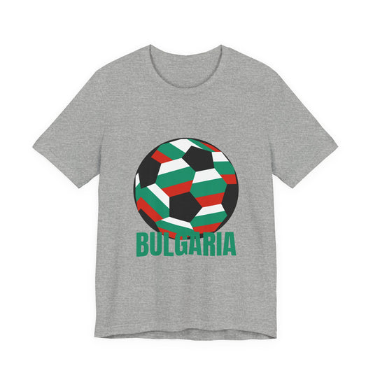 Bulgaria Fan Specialty Soccer Ball Design T Shirt