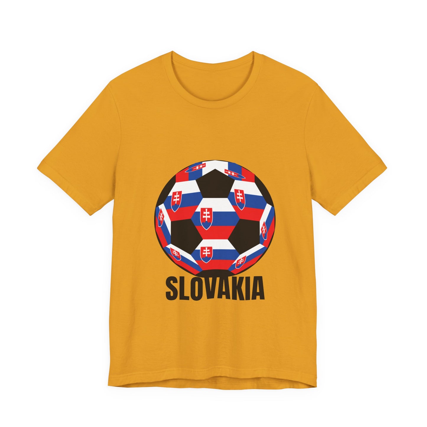 Slovakia Fan Specialty Soccer Ball Design T Shirt