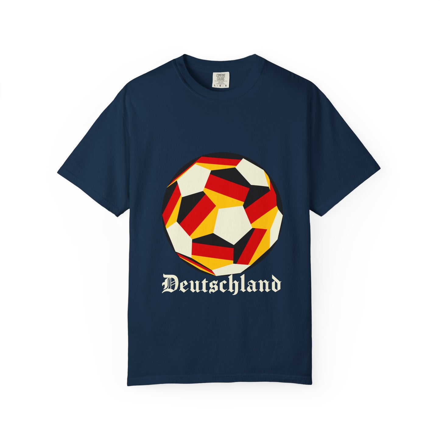 Deutschland Fan Specialty Soccer Ball Design T Shirt