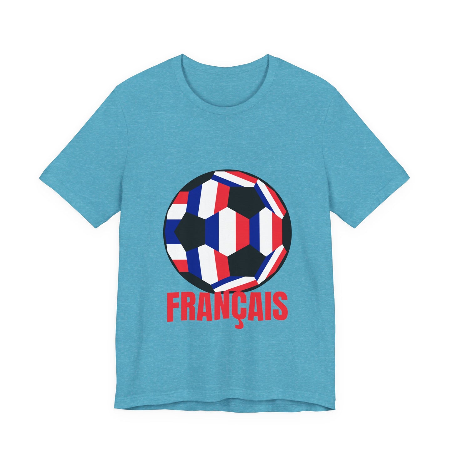 Francais Fan Specialty Soccer Ball Design T Shirt