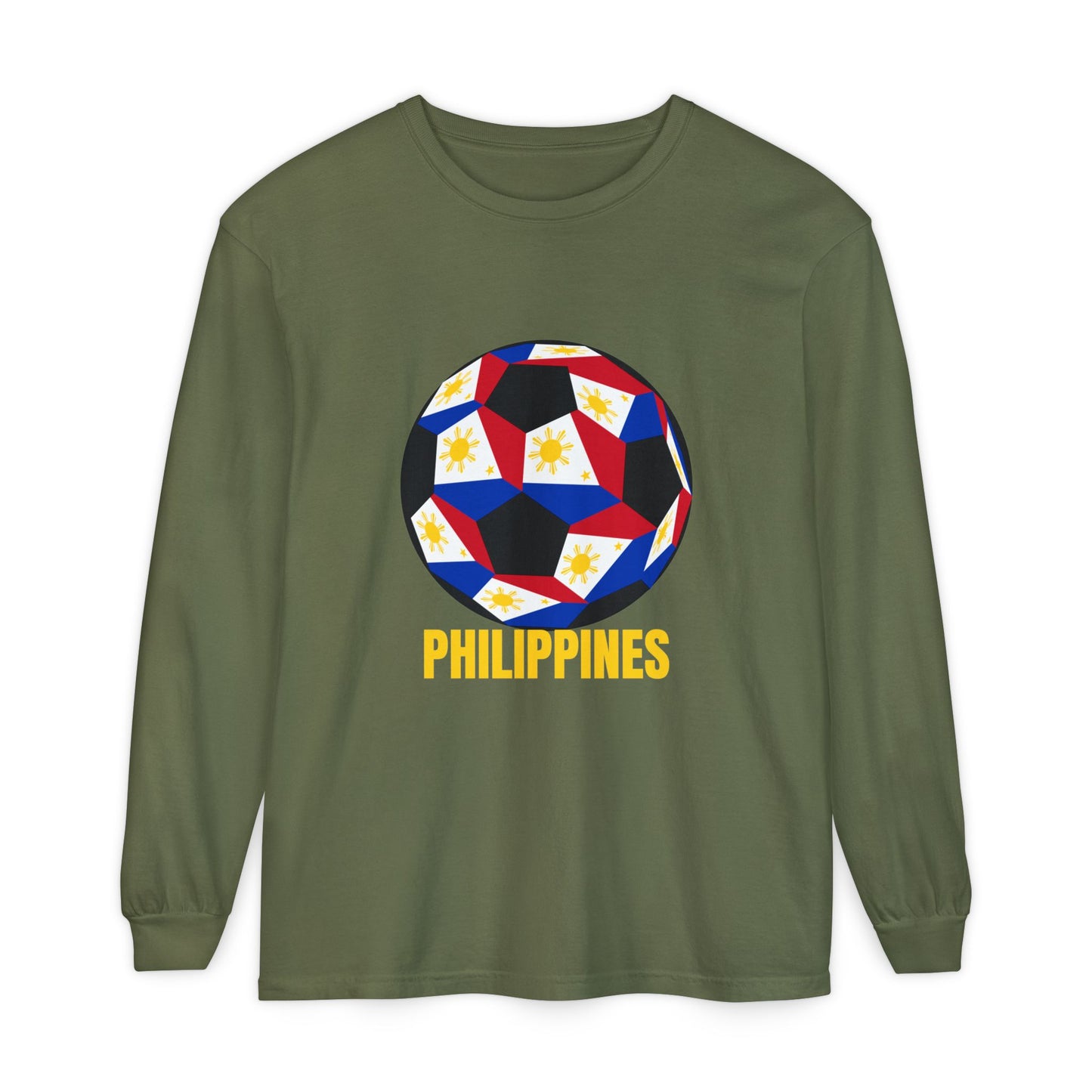 Philippines Fan Specialty Soccer Ball Design Long Sleeve