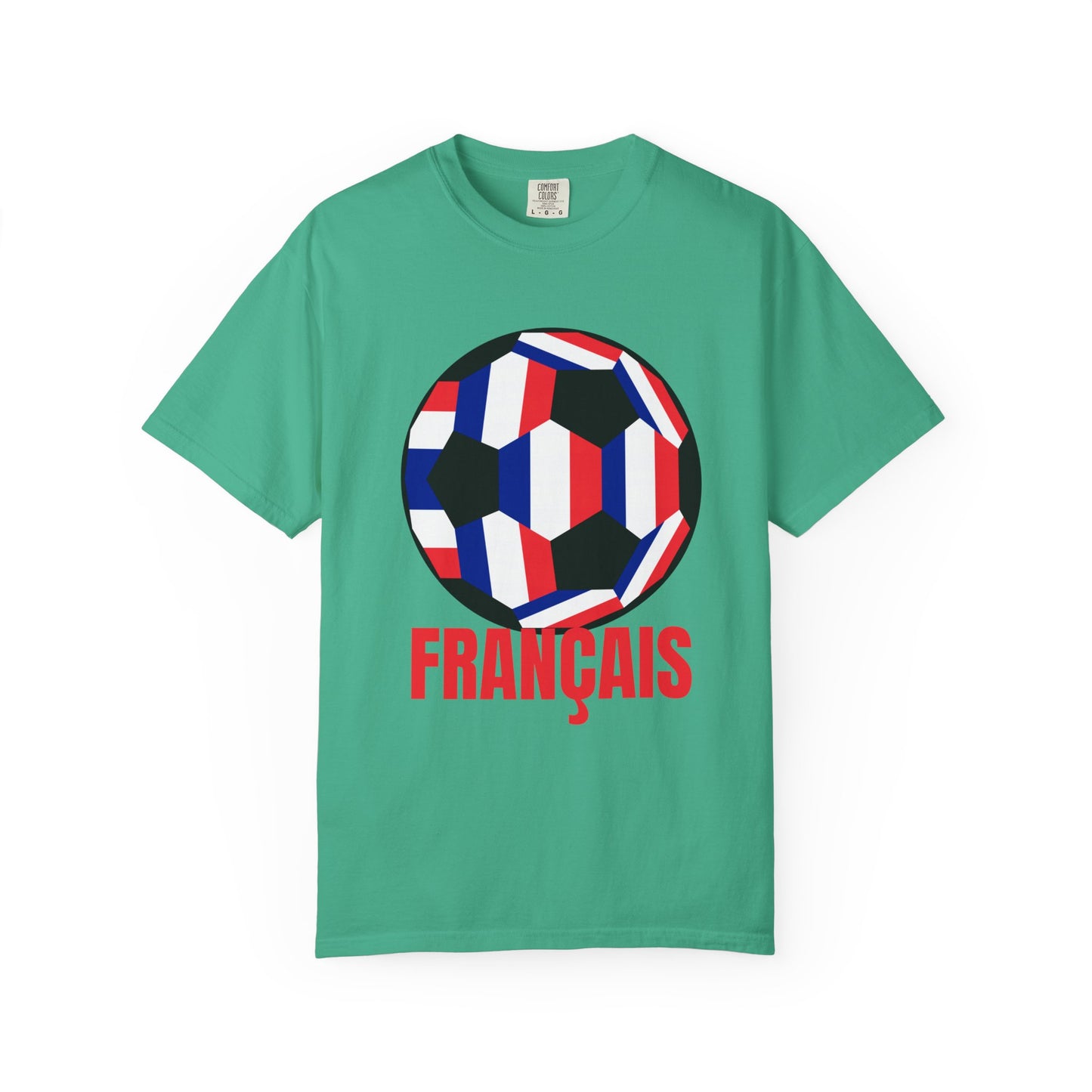 FRANÇAIS Fan Specialty Soccer Ball Design T Shirt