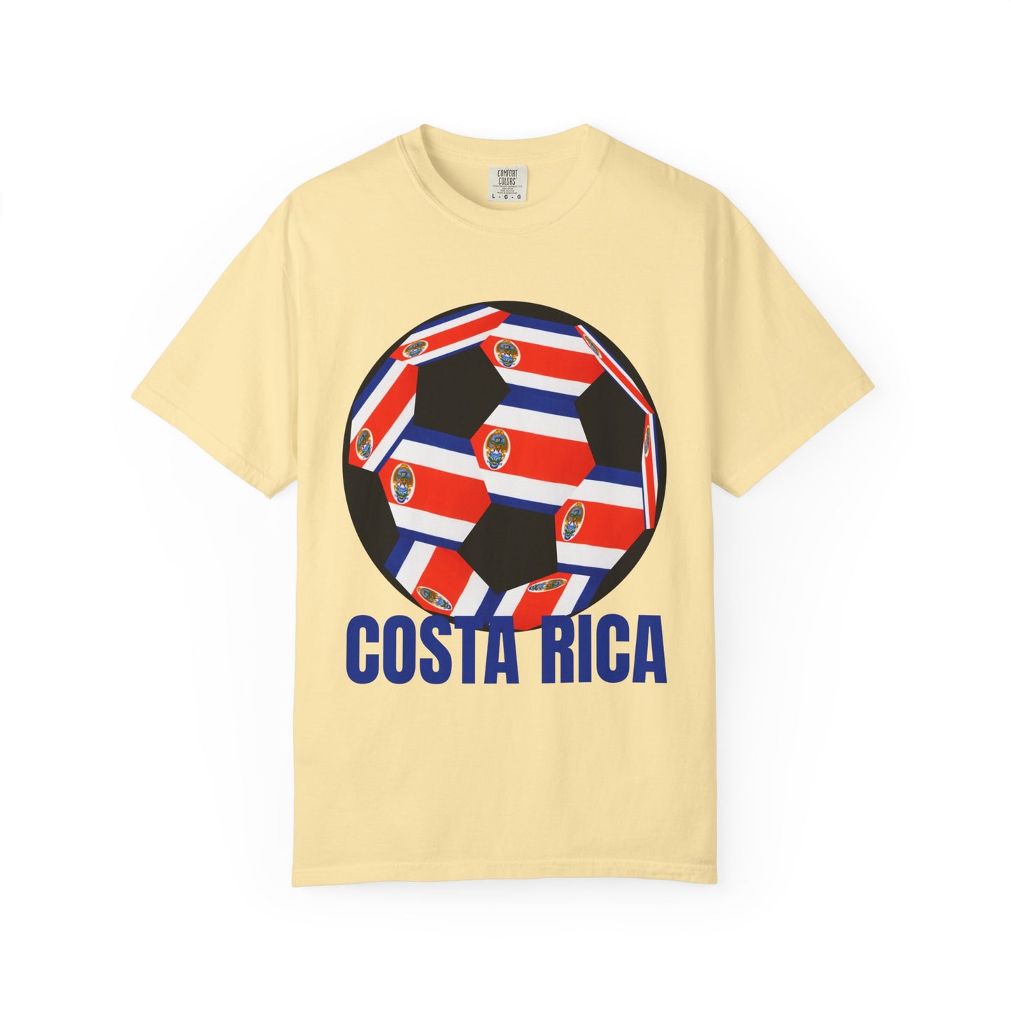 Costa Rica Fan's Specialty Soccer Ball Design T Shirt