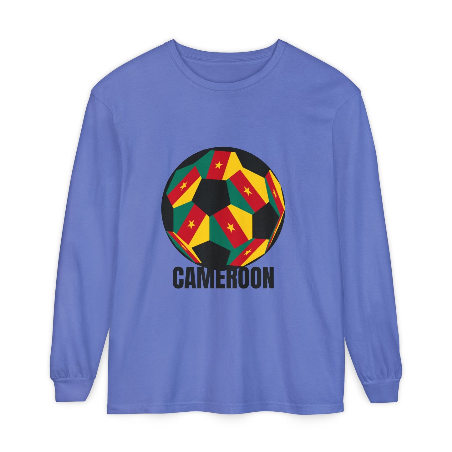 Cameroon Fan Specialty Soccer Ball Design T Shirt