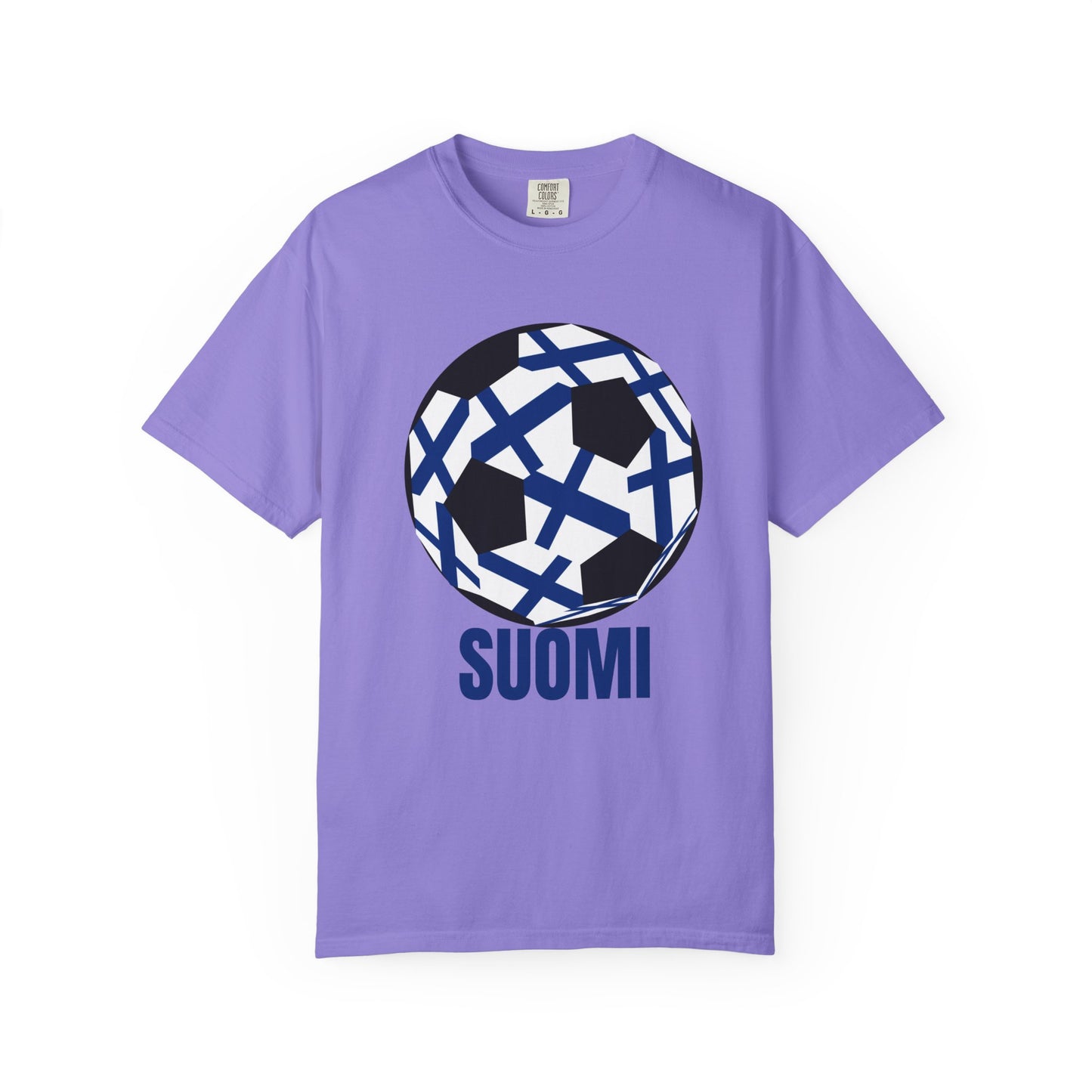 Suomi Fan Specialty Soccer Ball Design T Shirt