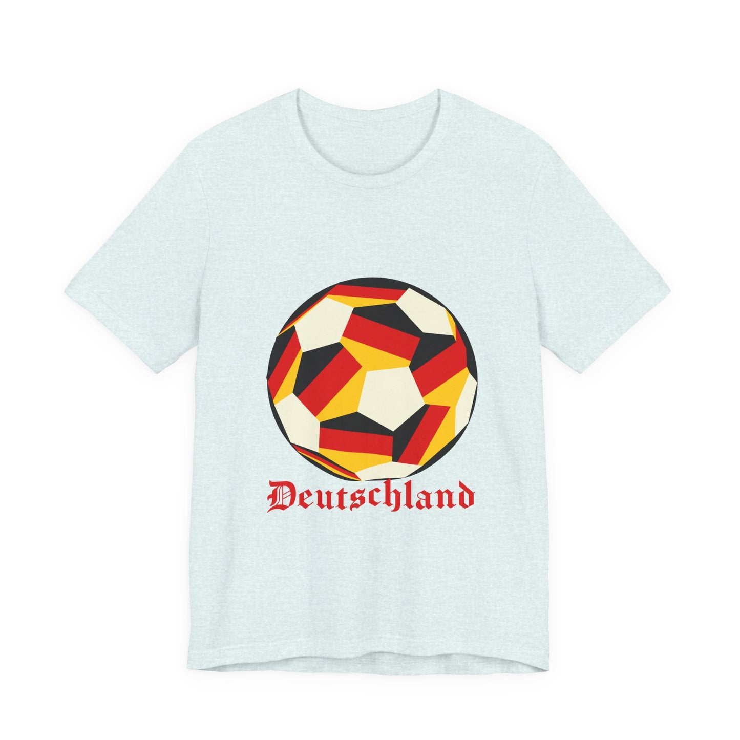 Deutschland Fan Specialty Soccer Ball Design T Shirt