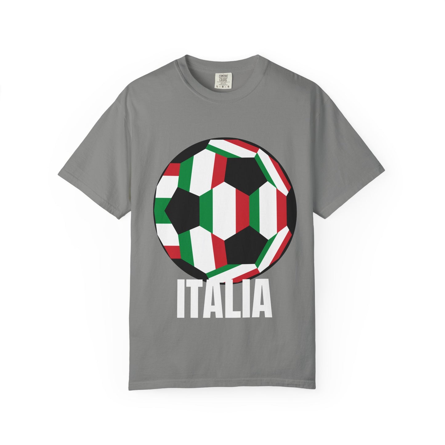 Italia Fan Specialty Soccer Ball Design T Shirt