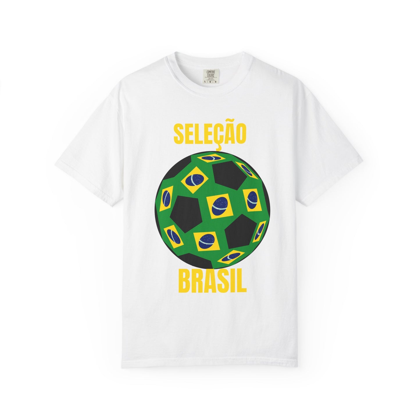 SELEÇÃO BRASIL  Fan Specialty Soccer Ball Design T Shirt