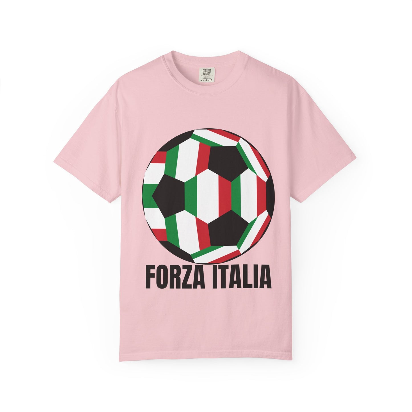 Forza Italia Fan Specialty Soccer Ball Design T Shirt