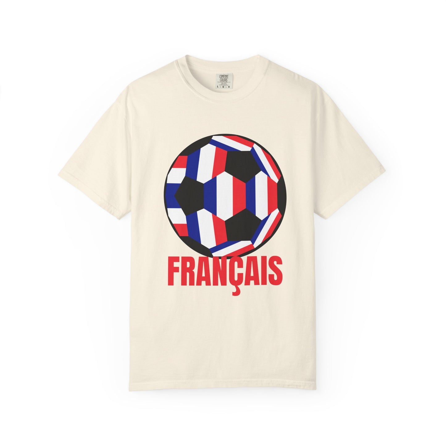 FRANÇAIS Fan Specialty Soccer Ball Design T Shirt