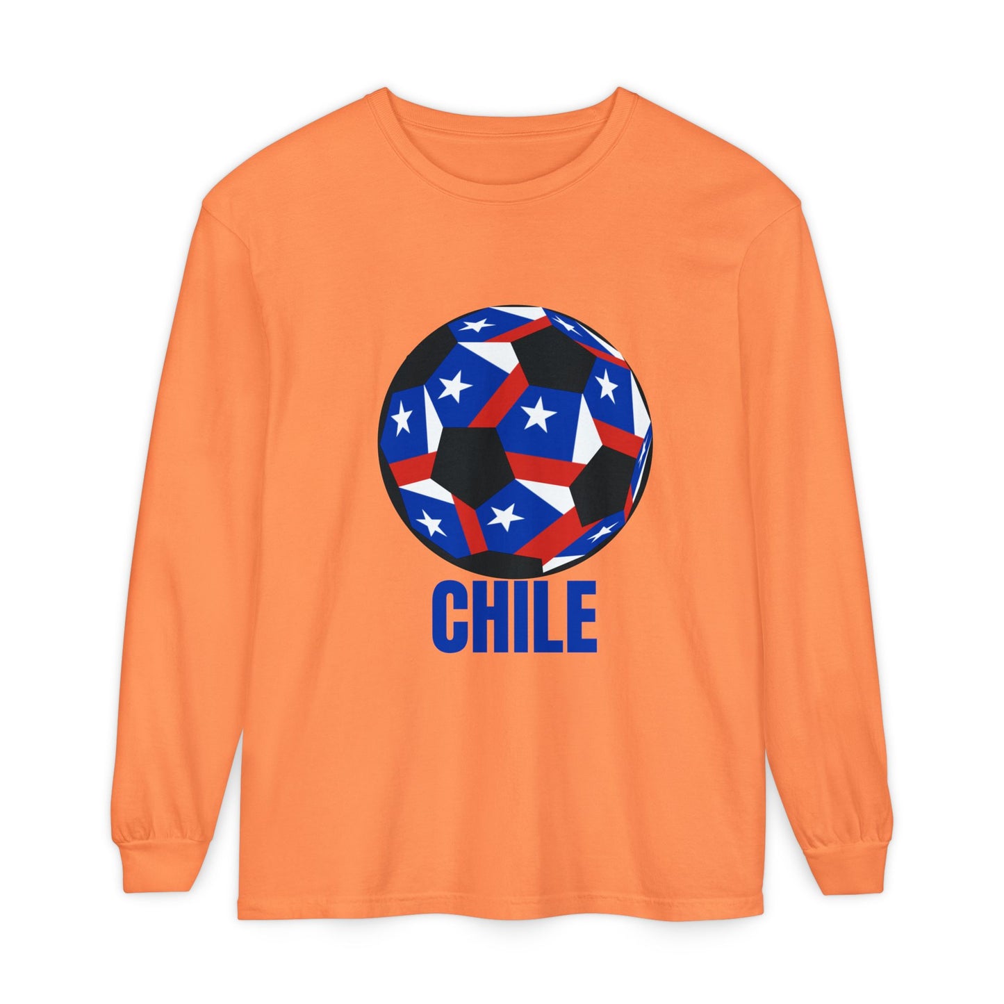 Chile Fan Specialty Soccer Ball Design Long Sleeve