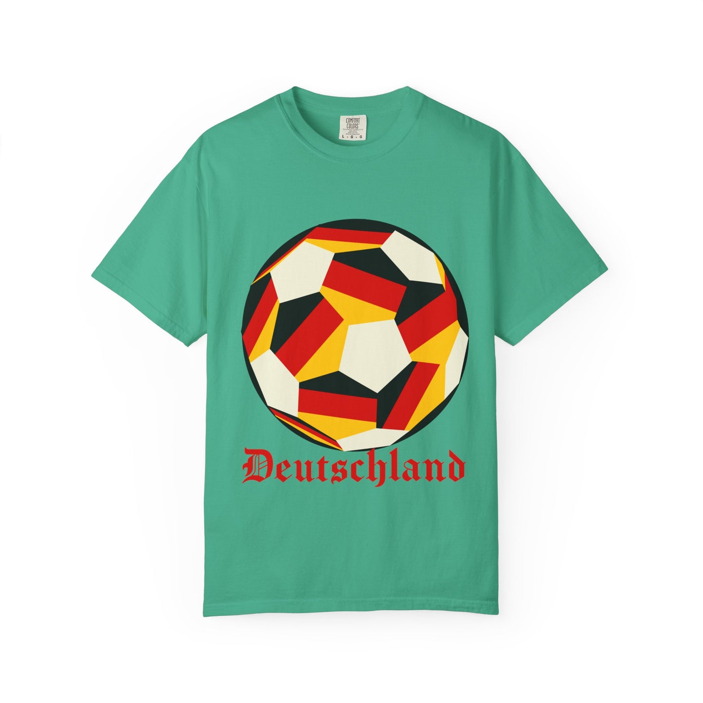 Deutschland Fan Specialty Soccer Ball Design T Shirt