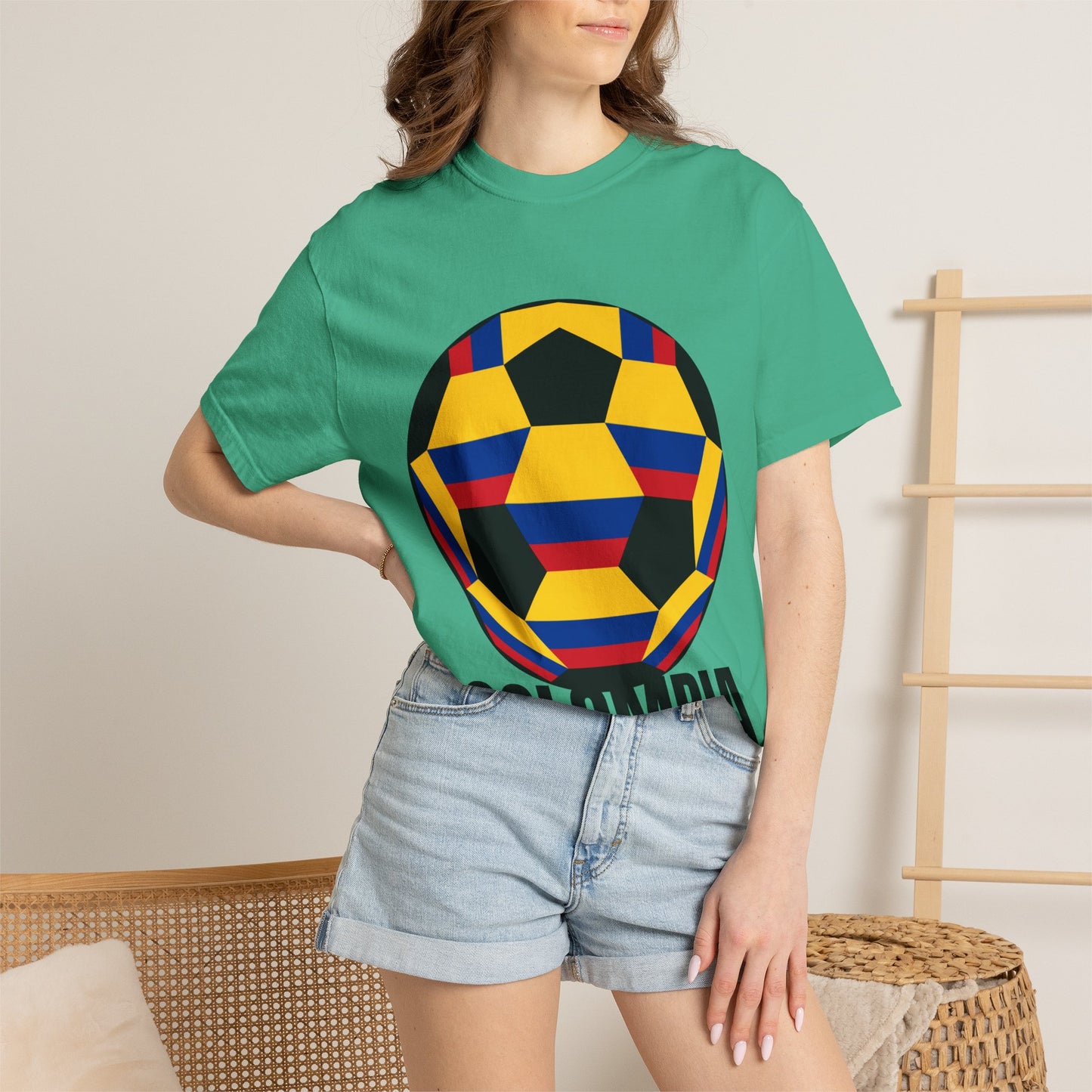 Columbia Fan Specialty Soccer Ball Design T Shirt